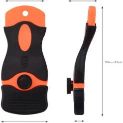 Fönsterrengöring-2 st Keramikglas-spackel med 10 plastspacklar + 10 metallblad, Keramikglas-spackel för att ta bort etiketter, eller