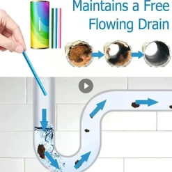 Rengöringsmedel-14 st Köksvask Avloppsrengöringsstavar Dekontaminering Toalett Badkar