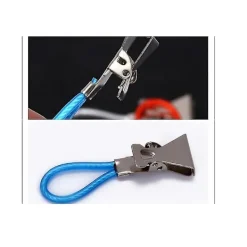 Tvättillbehör-15 st Klädnypor Hushåll Metall Färgglada Handduksklämmor på Krokar Öglor Handdukshängare Hängande Klädnypor Kök (5 Färger)