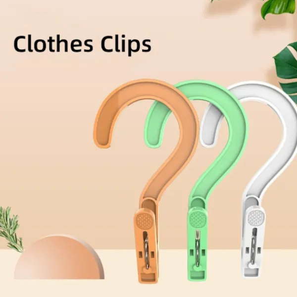 Tvättillbehör-6 st Klädnypor Torkklämma GRÖN