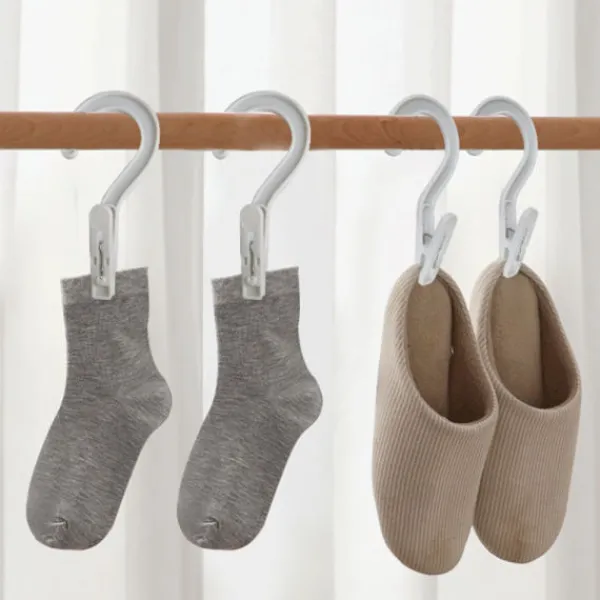 Tvättillbehör-6 st Klädnypor Torkklämma GRÖN