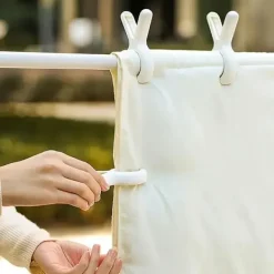 Tvättillbehör-6 st Klämmor Handduk Strand Kläder Klämmor Stol Klämma Hängande Plaststolar Stora Tvätt Torkpinnar Täcke Klädnypor Poolhållare