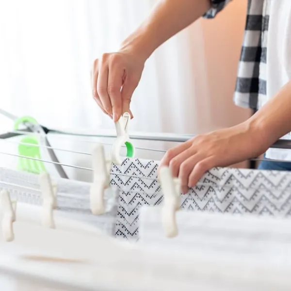 Tvättillbehör-12 st Kraftiga Tvättklämmor Klädnypor Stolklämmor Handdukshållare Vindtäta Klädnypor för Solstol 3 Färger