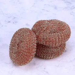 Svampar & Dukar-10 st metallrengöring koppar skursvamp diskrengöringsverktyg metall disk skrubber tråd skrubber pad