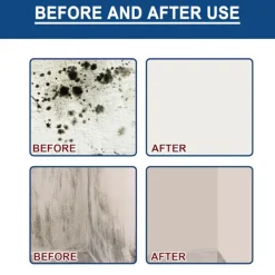 Rengöringsmedel-2 st Mögelrengöringsskum, Mögel Deodorant Dekontamineringsspray Skum Mögelrengörare