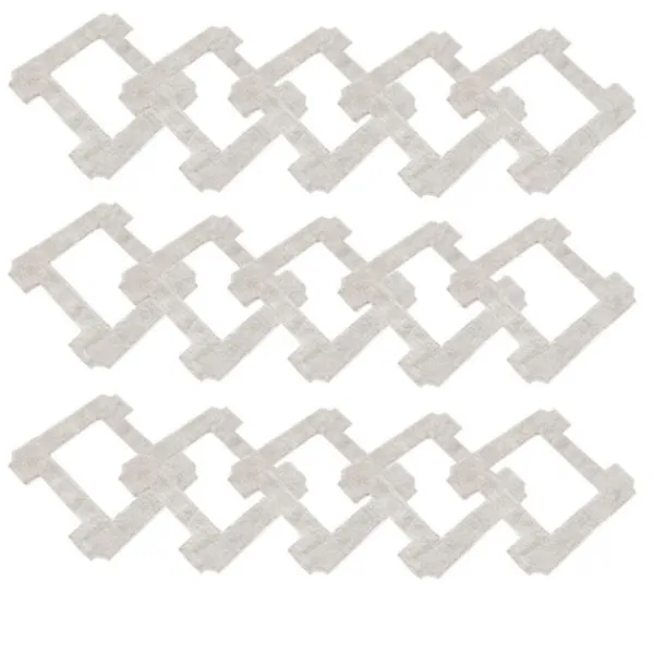 Fönsterrengöring-15 st Mikrofiberdukar för WINBOT W1 W1 Pro Fönsterputsningsrobot, tvättbara och återanvändbara