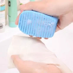 Tvättillbehör-1 st Mini Handhållen Silikon Tvättbräda Tvättborste Silikon Tvättbräda Tvättbräda Bärbar Skjortor Rengöring Tvätt