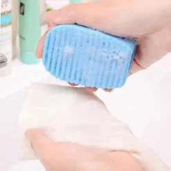 Tvättillbehör-1 st Mini Handhållen Silikon Tvättbräda Tvättborste Silikon Tvättbräda Bärbar Skjortor Rengöring Tvätt