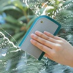 LBSS Fönsterrengöring-2 ST Mini Spegeltorkare Multifunktion Återanvändbar glasfönsterrengöringsborste