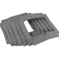 FMYSJ Svampar & Dukar-6 st Moppduk Handduk Dammdduk Rengöringsduk för LIECTROUX YW509 (FMY) Gray