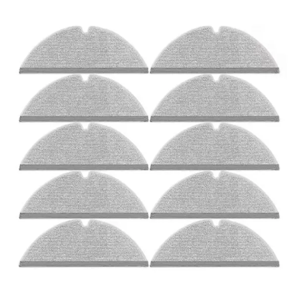 EURL Städmoppar-10 st Moppdukar för Dreame D20 Plus / Dreame D20 Ersättningsdelar Rengör Hygieniska Golv Verktyg Hemrengöringsverktyg