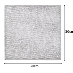 Svampar & Dukar-10 st Multifunktionella Disktrasor av Ståltråd, Metallrengöringsduk för Vått och Torrt Single layer: 30CM X 30CM