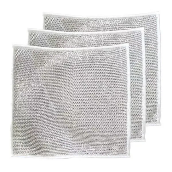 Svampar & Dukar-10 st Multifunktionella Disktrasa av Metall, Premium Metalltrådsdisktrasa Rengör, Skrubba Tråddisktrasor Repfria Tråddisk