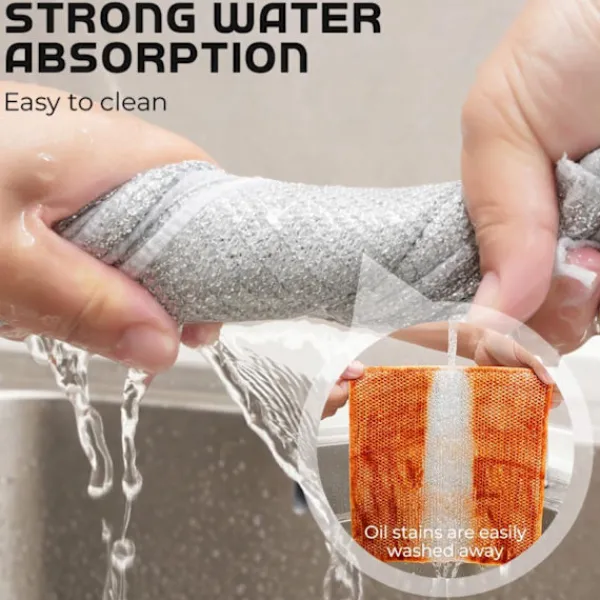 Svampar & Dukar-10 st Multifunktionella Disktrasa av Metall, Premium Metalltrådsdisktrasa Rengör, Skrubba Tråddisktrasor Repfria Tråddisk