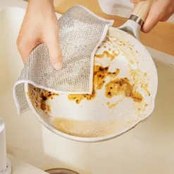 Svampar & Dukar-10 st Multifunktionella Disktrasa av Metall, Premium Metalltrådsdisktrasa Rengör, Skrubba Tråddisktrasor Repfria Tråddisk