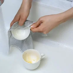 Svampar & Dukar-10 st multifunktionella tråddisktrasor för vått och torrt, gjutjärnsrengörare disktrasor, 100% nya