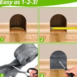 Skadedjur & Insekter-4 st Mus Stålull, 0000 Fin Stålull för Kontroll av Musull för Tätning