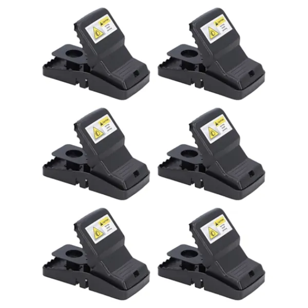 Skadedjur & Insekter-6 st musfällor Plastmaterial Hög känslighet beröringsfri design Säker Återanvändbar råttfångare