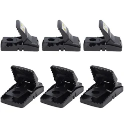 Skadedjur & Insekter-6 st musfällor Plastmaterial Hög känslighet beröringsfri design Säker Återanvändbar råttfångare