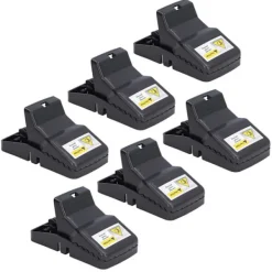 Skadedjur & Insekter-6 st musfällor Plastmaterial Hög känslighet beröringsfri design Säker Återanvändbar råttfångare