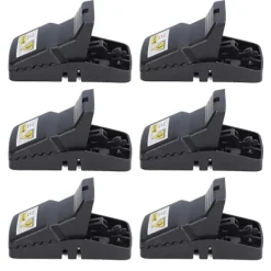 Skadedjur & Insekter-6 st musfällor Plastmaterial Hög känslighet beröringsfri design Säker Återanvändbar råttfångare