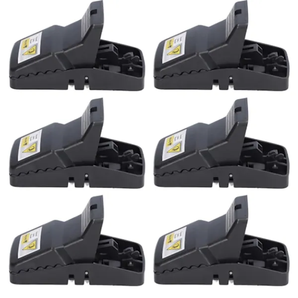 Skadedjur & Insekter-6 st musfällor Plastmaterial Hög känslighet beröringsfri design Säker Återanvändbar råttfångare