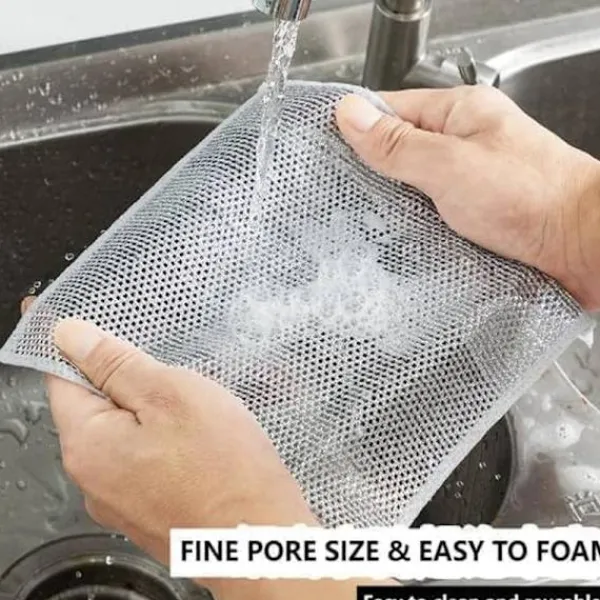 Svampar & Dukar-10 st Nya multifunktionella disktrasor i stål som inte repar, mångsidiga