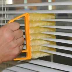 Fönsterrengöring-1 st orange persiennborste - Tvättbar och enkel att använda