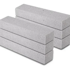 NeunWolken Svampar & Dukar-6 st pimpsten, toalett pimpsten pinnar för rengöring pimpsten stenar grill rengöringsblock för kök