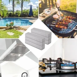 NeunWolken Svampar & Dukar-6 st pimpsten, toalett pimpsten pinnar för rengöring pimpsten stenar grill rengöringsblock för kök