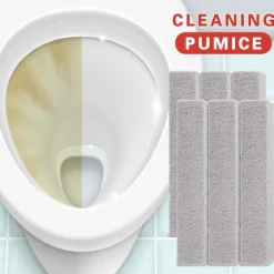 NeunWolken Svampar & Dukar-6 st pimpsten, toalett pimpsten pinnar för rengöring pimpsten stenar grill rengöringsblock för kök