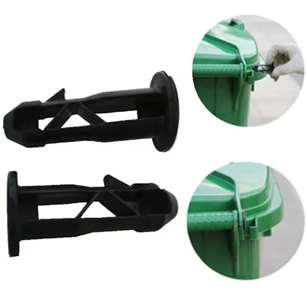 DMstore Soptunnor-1/2 st Plast Hängsel Stift Plugg Länk Papperskorg Lock Fästverktyg För Rullkärra 65mm X 18mm