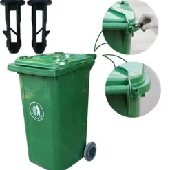 DMstore Soptunnor-1/2 st Plast Hängsel Stift Plugg Länk Papperskorg Lock Fästverktyg För Rullkärra 65mm X 18mm