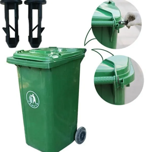 DMstore Soptunnor-1/2 st Plast Hängsel Stift Plugg Länk Papperskorg Lock Fästverktyg För Rullkärra 65mm X 18mm