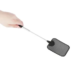 Skadedjur & Insekter-4 st Plast Teleskopisk Utdragbar Flugsmälla Rostfritt Stål Teleskopisk Stång Flapper Mygga Insekts Smackare