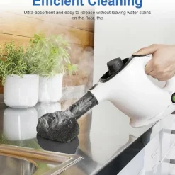 Svampar & Dukar-10 st Premium Mikrofiberkuddar, för Dupray Neat Ångtvätt, Hållbara, Återanvändbara och Maskintvättbara