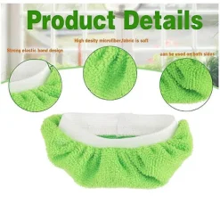 Svampar & Dukar-10 st Premium Mikrofiberkuddar, för Dupray Neat Ångtvätt, Hållbara, Återanvändbara och Maskintvättbara