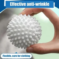 Tvättillbehör-4 st PVC torkbollar återanvändbara tvättbollar tvättmaskin torkning tygmjukgörare boll för hem kläder rengöringsverktyg tillbehör