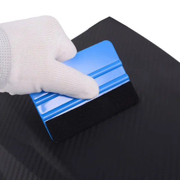 Fönsterrengöring-5 st Rakel med fiberkant för bilvinylfilm Rakel Glas S