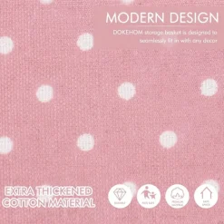 Tvättillbehör-1 st (Rosa) Stor Organiseringskorg för Klädförvaring, Dragkedja