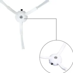 Crowned Dammsugare & Tillbehör-6 st SidoBorstar Ersättning för S6 S6 Pure S5 S5 Max S4 E4 E20 E25 E35 C10 S50 S51 Robotdammsugare