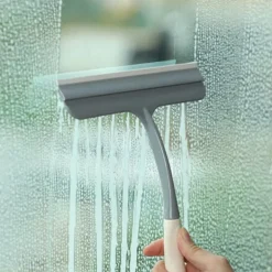 Fönsterrengöring-3 st silikon hushållsvattenavstrykare, strimfri silikon duschavstrykare badrumsfönsteravstrykare fönster och kakelavstrykare