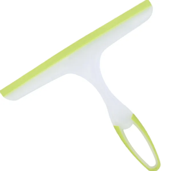 Fönsterrengöring-1 st Silikonfönsterskrapa, Duschskrapa, Badrumsskrapa, Multifunktionell Fönsterskrapa, för Spegel, Badrum, Fönster, Golv, 24 * 21cm