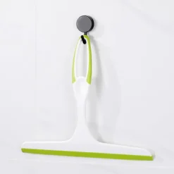 Fönsterrengöring-1 st Silikonfönsterskrapa, Duschskrapa, Badrumsskrapa, Multifunktionell Fönsterskrapa, för Spegel, Badrum, Fönster, Golv, 24 * 21cm