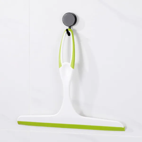 Fönsterrengöring-1 st Silikonfönsterskrapa, Duschskrapa, Badrumsskrapa, Multifunktionell Fönsterskrapa, för Spegel, Badrum, Fönster, Golv, 24 * 21cm