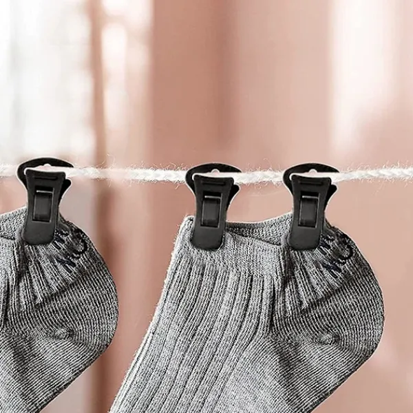 Tvättillbehör-40 st Sock Clips