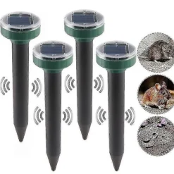 Skadedjur & Insekter-4 st Solar Ormavvisare för Utomhusbruk, Ormavvisare Ultraljud Solar, Ormavvisare för Utomhusbruk 2pcs