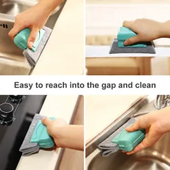 Fönsterrengöring-1 st Spår Spår Dörr Fönster Skena Spår Hörn Borste Spår