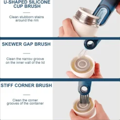 Fönsterrengöring-3 st spårrengöringsborste, springrengöringsborste, fönstergap rengöringsborste för döda hörn, hård skurborste, badrum kök