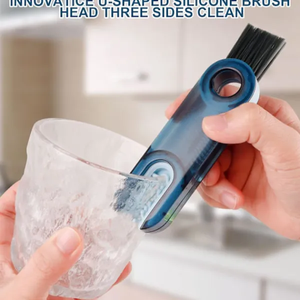 Fönsterrengöring-3 st spårrengöringsborste, springrengöringsborste, fönstergap rengöringsborste för döda hörn, hård skurborste, badrum kök